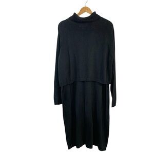 WOMAN WITHIN 2pc Cable Knit Sweater Maxi Dress Sz 26/28